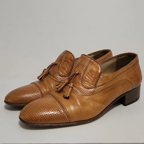 Jean Pierre Clemente slip on shoes Vintage Jean Pierre Clemente Warm Brown Tassel Detail  main image 2